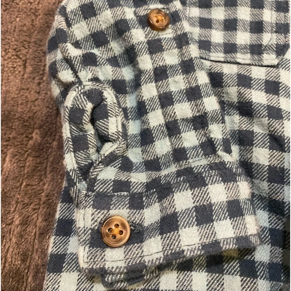 CARTERS 6M blue Flannel outfit